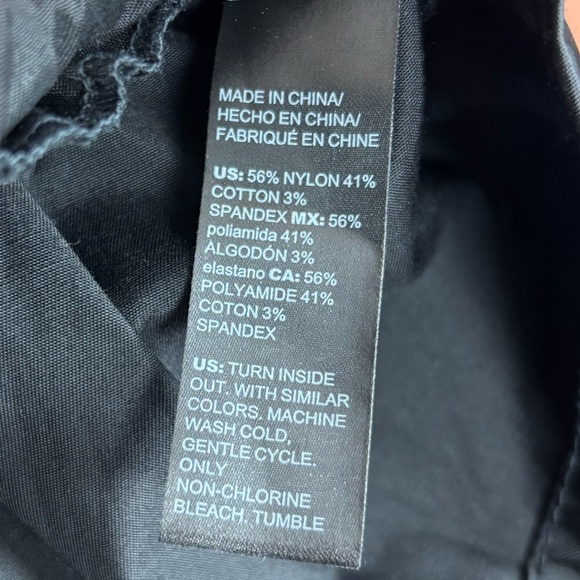 White House Black Market Smocked Anorak Jacket Black Full Zip Size Medium - Picture 7 of 8